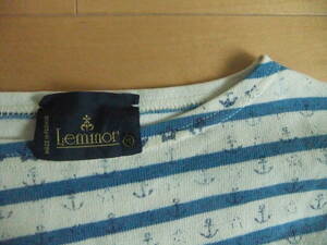 MADE IN FRANCE LE MINOR ANCHOR フランス製 バスクシャツ 錨 100%cotton 