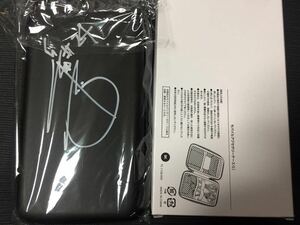  Kondo Masahiko with autograph KONDO Racing Team mobile accessory case new goods charity offer goods 