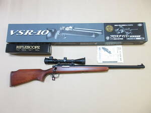 # new goods # Tokyo Marui VSR-10p Roth naipa-Ver original cylinder . seal cancellation wooden stock .. only super .. rifle scope attaching the first speed 98.5m/s