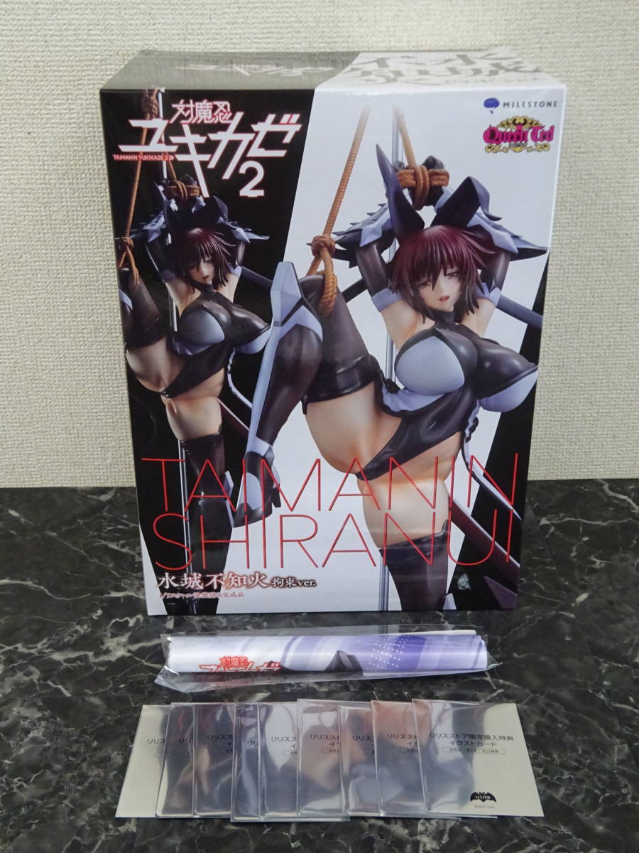 水城不知火 拘束 ver.フィギュア タペストリー lilith カード 9枚