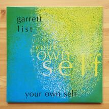 Garrett List　Your Own Self　2018年　LPレコード　新品未開封　bs045　米ミニマル音楽古典　Frederic Rzewski　Jon Gibson_画像1