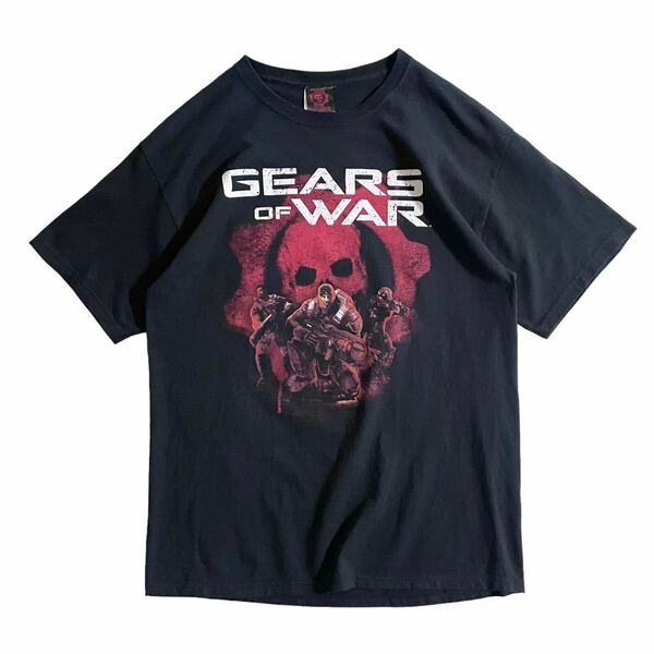 初期【2006's ゲーム GEARS OF WAR 初期 Tシャツ L】ビンテージ キャラクター USA製 Hanes 90s アニメ 映画 バンド アート AKIRA 古着