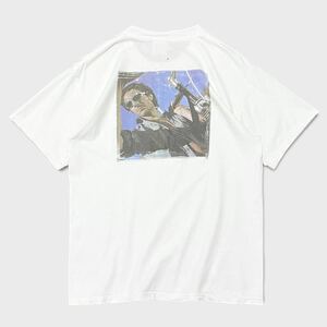 5千スタ【90s Eddie Bauer フォトプリント Tシャツ L】ビンテージ Hanes エディ バウアー USA製 ck ブルース ウェーバー bruce weber 古着