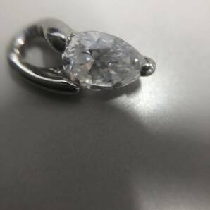 ネックレストップ pt900 1.00ct 刻印 約1g プラチナ 宝石 の画像5