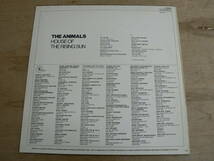 スウェーデン盤LP THE ANIMALS ジ・アニマルズ HOUSE OF THE RISING SUN/4E 048-50731_画像3