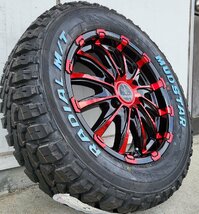 車検対応 新品タイヤホイール4本セット 215/65R16 BountyCollection マッドスター ラジアル MT BD12 200系ハイエース レジアスエース_画像4