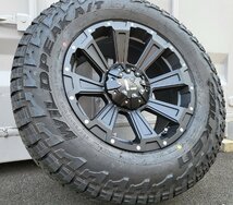 新品4本セット 17インチ タイヤホイール サーフ FJクルーザー プラド ハイラックス DeathRock FALKEN WILDPEAK A/T3W 265/65R17 265/70R17_画像3