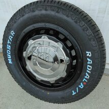 車検対応 ハイエース 200系 サマータイヤ ホイールセット 215/65R16 マッドスター ラヂアル AT 16インチ LEXXEL SwaGGer Oldstyle_画像5