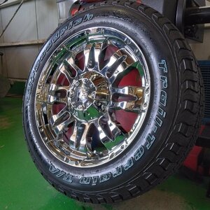 デリカD5 RAV4 CX8 CX5 BFGoodrich タイヤホイールセット 225/65R17 トレールテレーン LEXXEL Balano バレーノ 17インチ メッキ