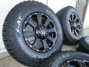 YOKOHAMA ジオランダー X-AT 235/70R16 デリカ D5 エクストレイル CX5 RAV4 アウトランダー 16インチ タイヤホイールセット DeathRock