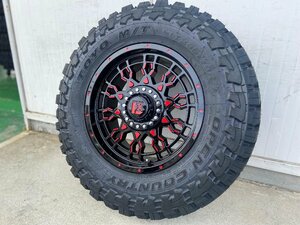 【新品】JKラングラー・JLラングラー タイヤ ホイール4本セット トーヨー オープンカントリーMT 265/70R17 LEXXEL PreDator 17インチ