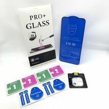 iPhone14Plus対応 10D採用全面保護強化ガラスフィルム&背面カメラレンズ用ガラスフィルムセット_画像8