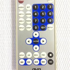 新品電池付属★送料無料★GREEN HOUSE★純正★ポータブルDVDプレーヤー用リモコン★型番不明★中古★動作品★返金保証あり★