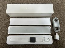 【F25】Apple Watch Sport 42mm MJ3N2J/A ホワイト 白 箱付 現状品_画像1