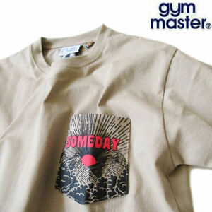 ジムマスター/GYM MASTER　サンライズプリントポケットTシャツ (7,4oz SOMEDAY)　G121765 31/ベージュ Mサイズ