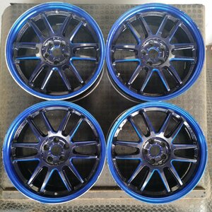 管理番号：S4-93【4本価格】【17x7J 5x100 ET+42 ハブ65】RAYS gram LIGHTS 57Ultimate・カローラスポーツ プリウス 等・直接引取可能