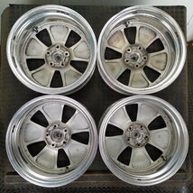 管理番号：S4-103【4本価格】【17x7J 5x114.3 ET+48 ハブ73】weds BELLONA・ノア ヴォクシー等・直接引取可能・下取り可能_画像9