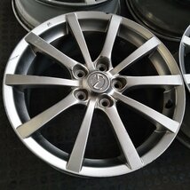 管理番号：S5-66【4本価格】【17x7J 5x114.3 ET+55 ハブ67】マツダMAZDA純正・ロードスター等・直接引取可能・下取り可能_画像6