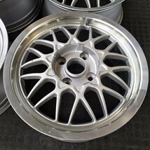 管理番号：S5-59【4本価格】【16×7J 4x114.3 ET+38 ハブ66】BBS RG166・旧車等・店頭直接引取可能・下取り可能_画像3