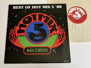 BEST OF HOT MIX 5 '88 LP HOT MIX 5INC.RECORDS HMF-LP-02 88年コンピ,ACID HOUSE,Ralphi Rosario,Kenny Jason,Mickey Oliver,Candy J,