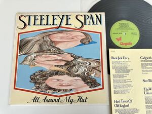 【UKオリジナル良好品】Steeleye Span / All Around My Hat LP CHRYSALIS UK CHR1091 75年8th,スティーライ・スパン,Maddy Prior,Tim Hart