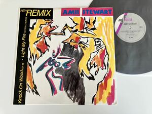 【85年NEW REMIX/UK盤】Amii Stewart / Knock On Wood(Eddie Floyd/ASH 48)/Light My Fire(Doors/137DISCO HEAVEN) 12EDITL3303 Hi-NRG,