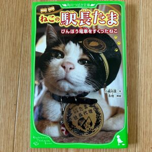 ねこの駅長たま　びんぼう電車をすくったねこ （角川つばさ文庫　Ｄこ３－１） 小嶋光信／作　永地／挿絵