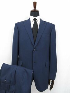 HH 未使用品 【ブリオーニ Brioni】 BRUNICO SUPER150's 2ボタン スーツ (メンズ) size50R ネイビー系 ヘリンボーン柄 伊製 ◎27AAA127