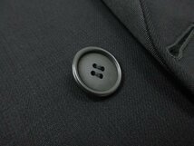 【ジョルジオアルマーニ GIORGIO ARMANI】 ダブル4ボタン タキシード スーツ (メンズ) size48R ブラック イタリア製 ◎27RMS4877_画像6