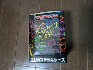  Pokemon card *NeonColor*f lip deck case * unused * official supply * neon color Pikachu Lizard ngenga-* free shipping 