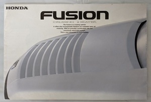  Fusion (MF02) car body catalog FUSION secondhand book * prompt decision * free shipping control N 5511A
