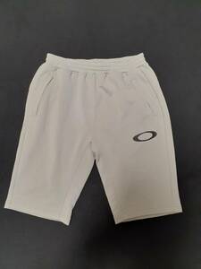 OAKLEY オークリー　スウェット　ハーフパンツ　size L　グレー　美品　トレーニングウェア