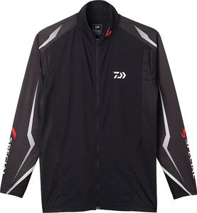  Daiwa SP full Zip shirt DE-7222*BK*L