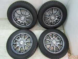 スタッドレス BADX DOS 13インチｘ4J ET:+43 PCD:100 4H グッドイヤー アイスナビ7 155/65R13 21年 アルト ミラ ワゴンＲ等