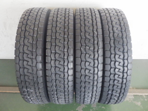 L16392-ブリヂストン M812 205/80R17.5 120/118L 中古 9.9分山 4本セット オールシーズンタイヤ 2017年製