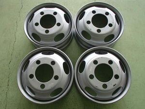 TOPY DUA 17.5×5.25 PCD:208 5穴 +115 新車外し 4本セット スチールホイール