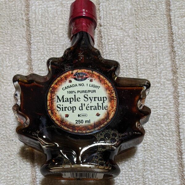 メープルシロップ カナダ 100％Pure 250ml maple syrup sirop d'erable canada 観賞用