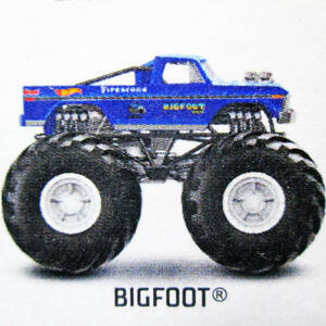 ★大人気★MATTEL 4WD BIGFOOT/FORD TRUCK/フォード ピックアップトラック ビッグフット/モンスター/オフロード/マテル/ミニカー 1/64