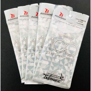  Weiss Schwarz Disney100 нераспечатанный 5 упаковка Disney 100 Mickey Mouse 