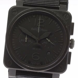 ベル＆ロス Bell＆Ross BR03-94 ヘリテージ クロノグラフ デイト 自動巻き メンズ 箱・保証書付き_749751【ev20】