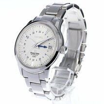 訳あり セイコー SEIKO SBGM023/9S66-00A0 グランドセイコー GMT デイト 自動巻き メンズ 箱付き_748865_画像3