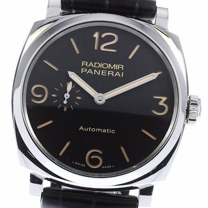 パネライ PANERAI PAM00572 ラジオミール スモールセコンド 自動巻き メンズ 箱・保証書付き_748855【ev10】