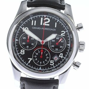 Girard Pelgo Girard-Perregaux 49581 Monte Carlo Rally Porsche 911 Chronograph Automatic Wind Men's Men's Relloded _748982 [EV10]