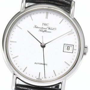 訳あり IWC SCHAFFHAUSEN IW351320 ポートフィノ デイト 自動巻き メンズ _749277【ev15】