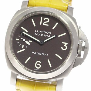 パネライ PANERAI PAM00061 ルミノール マリーナ スモールセコンド 手巻き メンズ 箱・保証書付き_751374