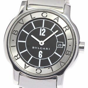 ブルガリ BVLGARI ST29S ソロテンポ デイト クォーツ レディース _753326