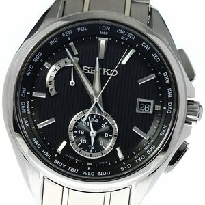 セイコー SEIKO SAGA287/8B63-0AV0 ブライツ クロノグラフ ソーラー電波 メンズ _754595【ev20】