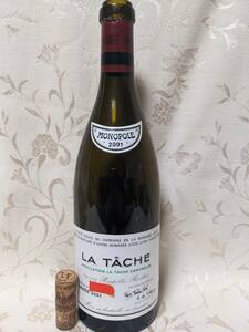 2001 DRC　ロマネ・コンティ ROMANEE-CONTI LA TACHE ラ・ターシュ コルク 空瓶　空き瓶