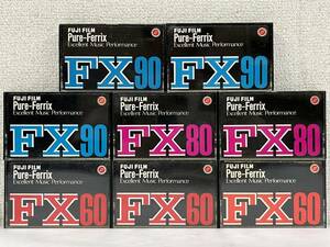 ●○V596 FUJI FILM カセットテープ Pure-Ferrix FX C-90 他 8本セット○●