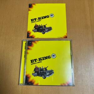 送料無料☆ET-KING『LOVE&SOUL』初回限定盤CD＋DVD☆ステッカー☆美品☆アルバム☆☆303